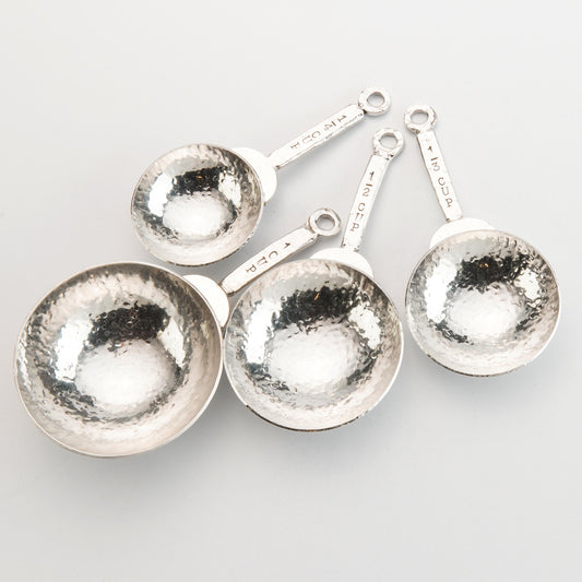 pewter homestead measuring cups