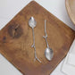 Pair of Leaves Condiment Spoons