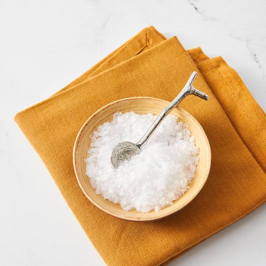 pewter nest salt spoon