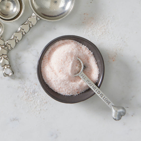 pewter salt spoon