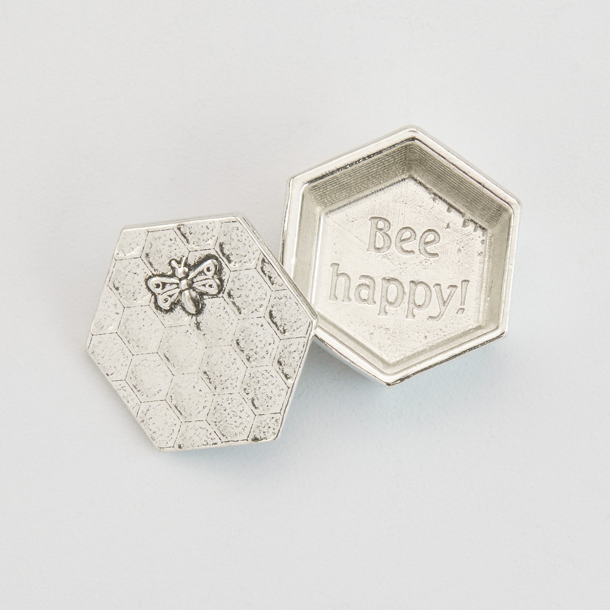 pewter honeybee tiny box, keepsake gifts