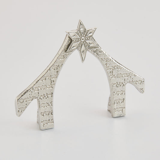 pewter nativity stable