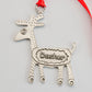 pewter dasher reindeer ornament