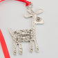 pewter vixen reindeer ornament