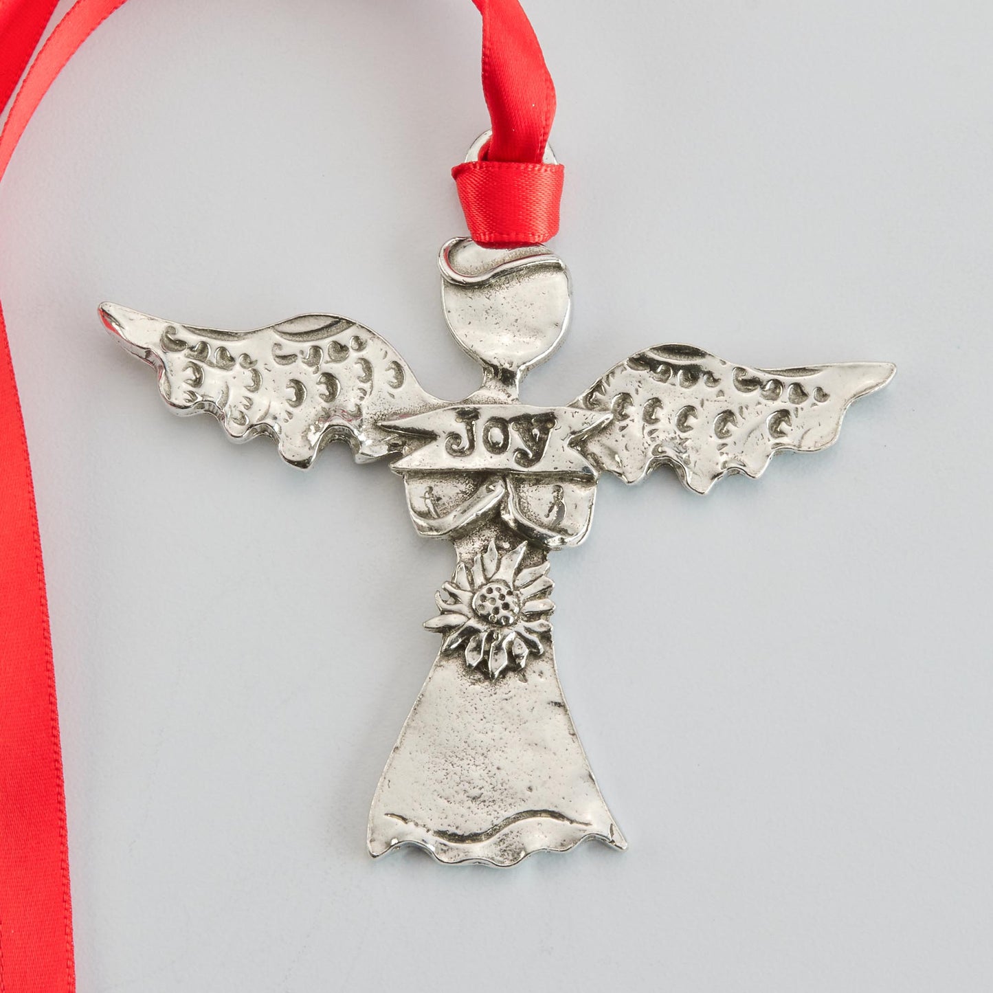 pewter angel ornament