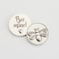 pewter bee coin, keepsake gifts