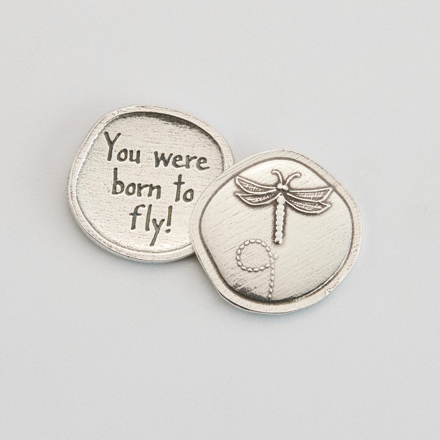 pewter you were born to fly coin, keepsake gifts