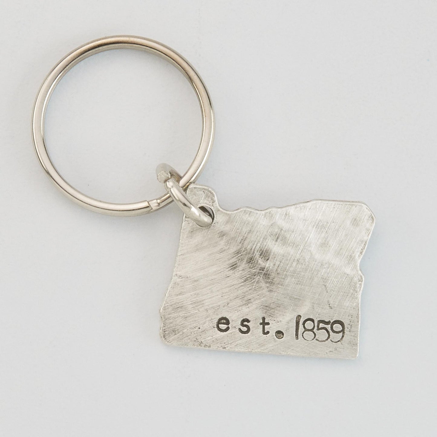 pewter Oregon key chain, keepsake gifts
