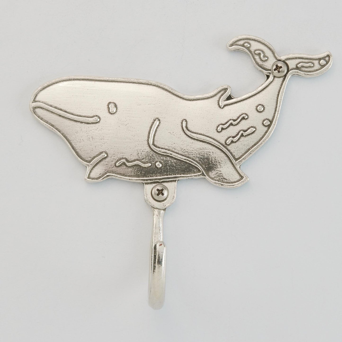 pewter whale hook