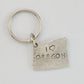 pewter heart Oregon key chain, keepsake gifts