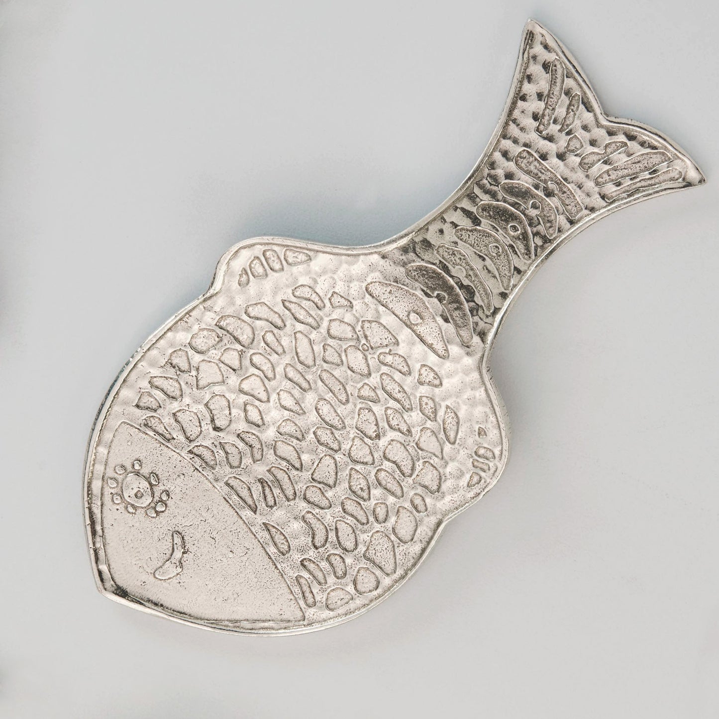 fish pewter spoon rest
